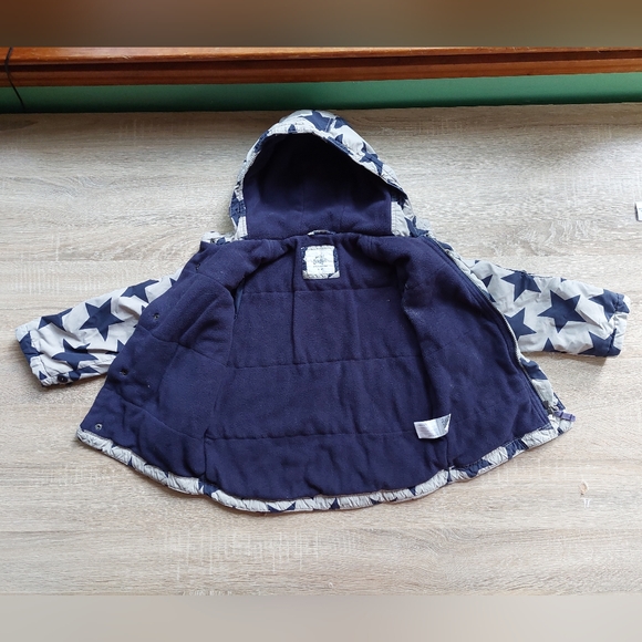 Mini Boden fleece star coat 5-6 years - Picture 4 of 16